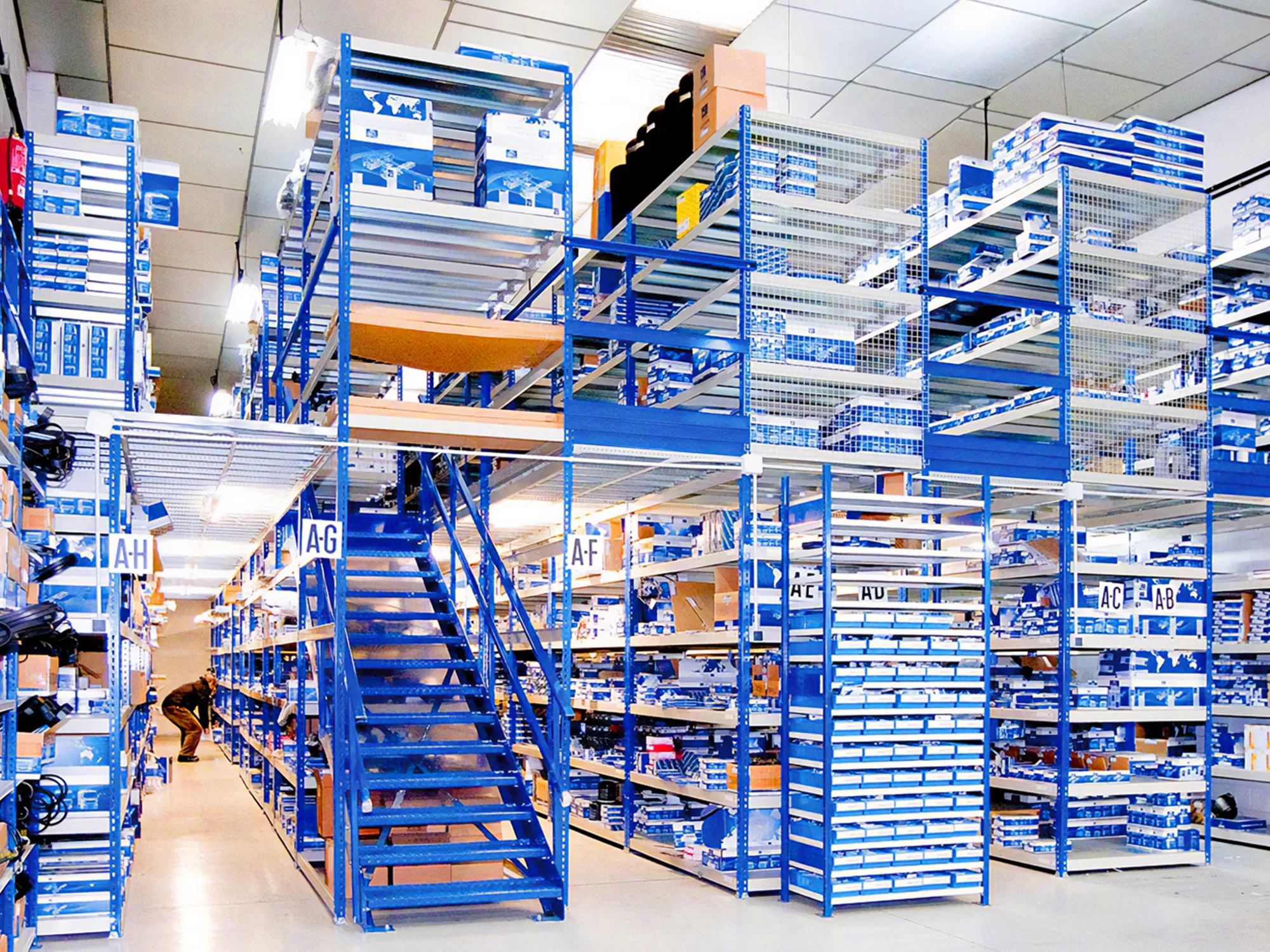 MEZZANINE SHELF SYSTEMS